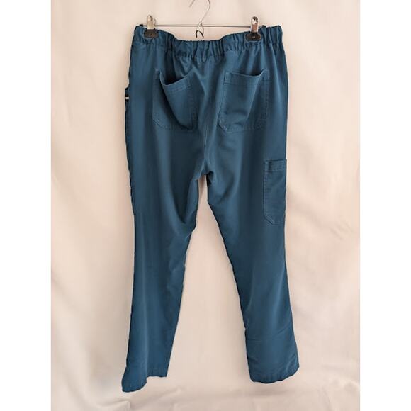 Koi-Next Gen Scrub -Lg-Turquois 5-pocket drawstring pants - Picture 4 of 8